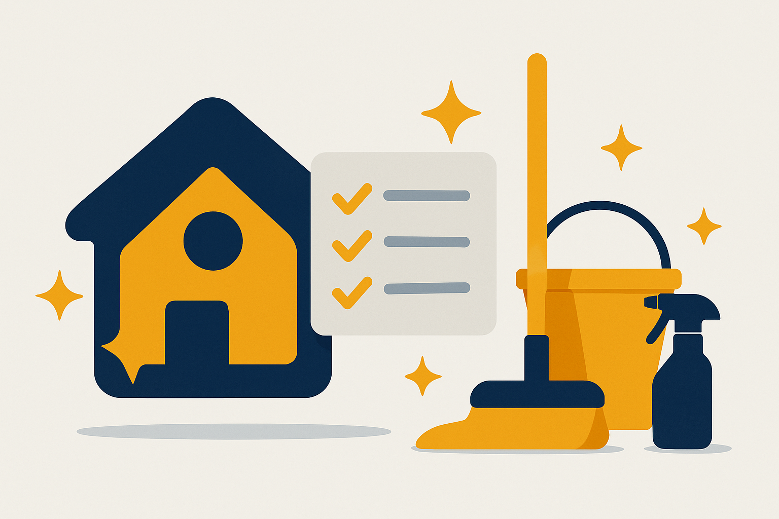 Pulizie di fondo della casa: guida e checklist